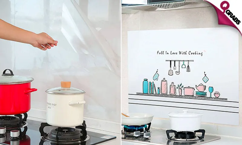Oil-Proof Kitchen Wall Stickers!